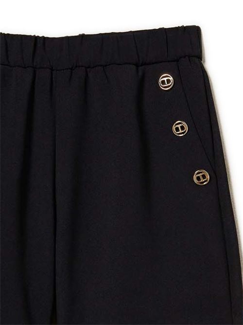 Bermuda bambina nero TWINSET Kids | 251GJ2QN500006